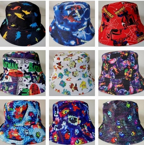 Kids adults bucket hats - /,