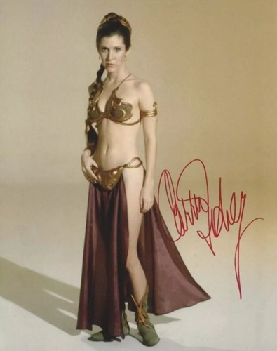 Framed carrie fisher - carrie,